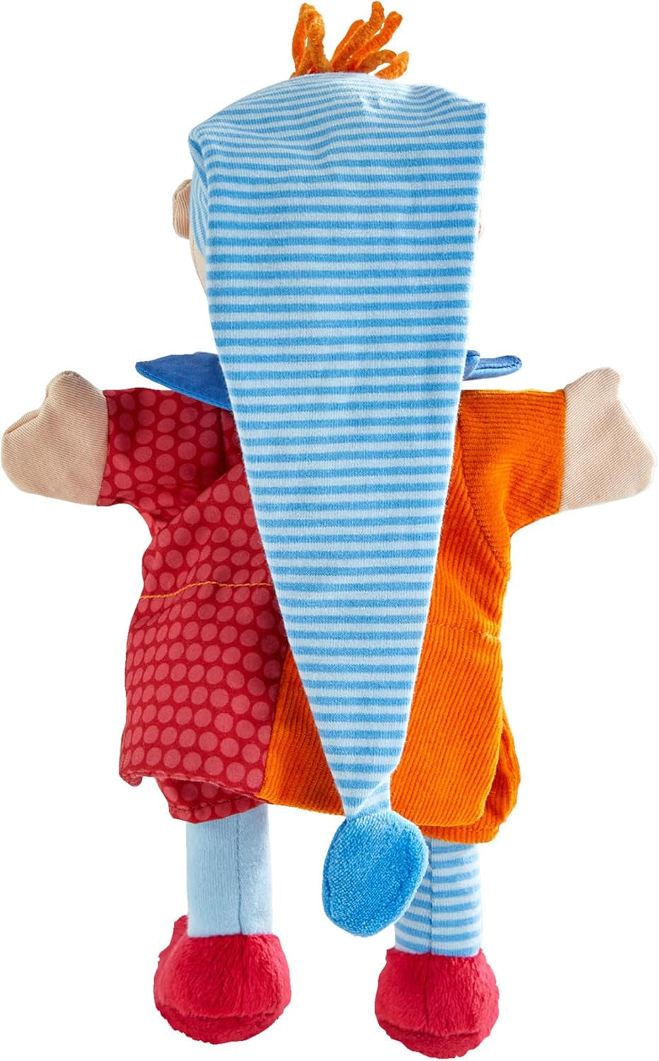 Marioneta de mano HABA Kasper – A partir de 18 meses, Lavable a 30°C, Ideal para juegos de títeres y de rol, teatro de marionetas – 2011866001