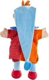 Marioneta de mano HABA Kasper – A partir de 18 meses, Lavable a 30°C, Ideal para juegos de títeres y de rol, teatro de marionetas – 2011866001