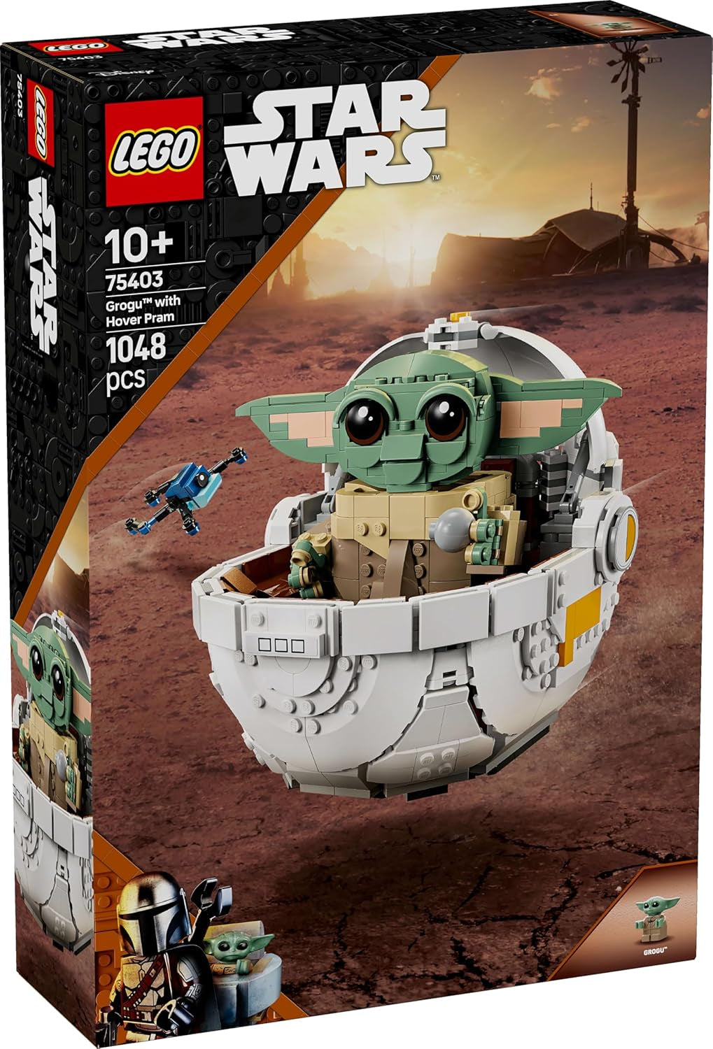 LEGO Star Wars 75403 Grogu en su Cuna Repulsora Mandaloriana - Minifigura coleccionable - Modelo para construir, jugar y exponer - Decoración del hogar - Regalo para niños y niñas mayores de 10 años Juegos de construcción Besuche den LEGO-Store