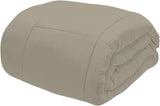 Ropa De Cama Italiana, Edredón De Invierno, Taupe/Crema, 250X200Cm Edredones y edredones Naty Shop