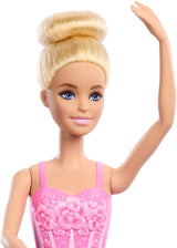 Muñeca Barbie Bailarina Rubia de Moda con Tutú Lila Desmontable con Brazos de Ballet y Zapatos Puntiagudos HRG34