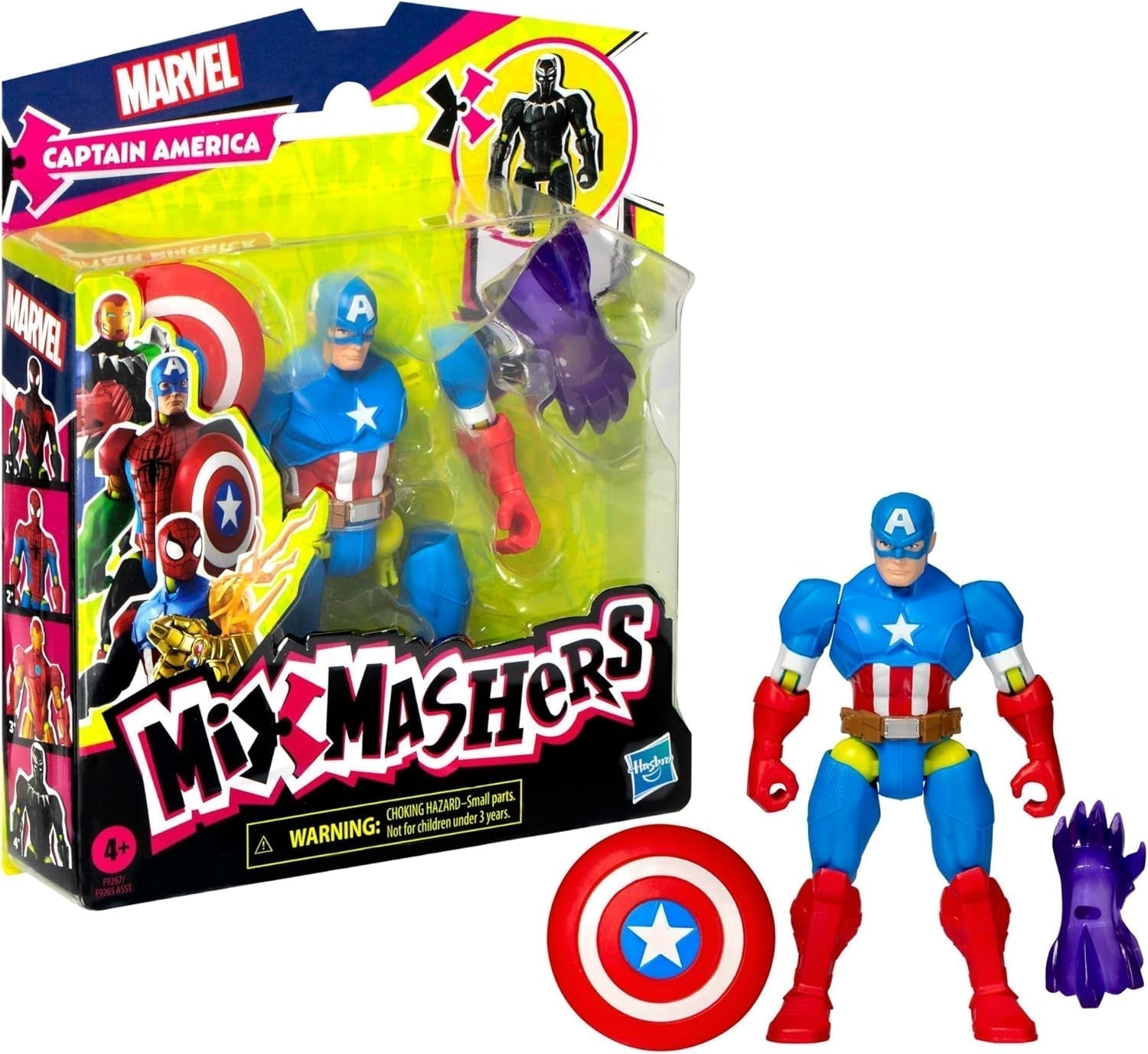 Mixmashers Marvel Capitán América Vengadores Mix-And-Match Figuras de acción y accesorios Figuras de acción Naty Shop