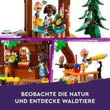 LEGO Friends Casa en el Árbol en el Campamento de Aventuras, Set de Juego para Niñas y Niños de 8 Años con 5 Figuras y 5 Animales, Idea de Regalo para Juegos Creativos, Juguetes Deportivos, Casa de Muñecas 42631 Juegos de Construcción Besuche den LEGO-Store