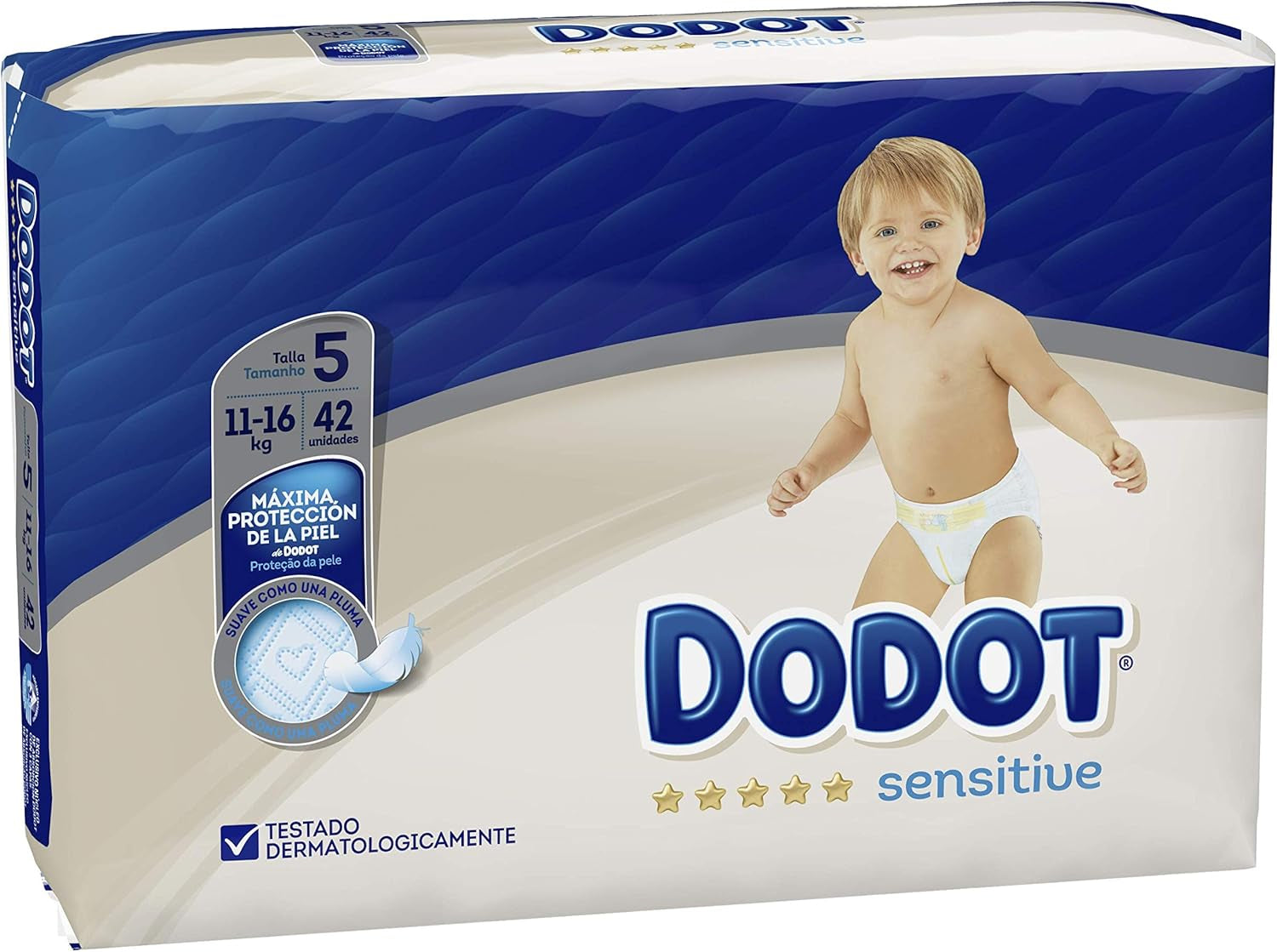 Pañales Sensitive T5 11-16 Kg 42 Uds