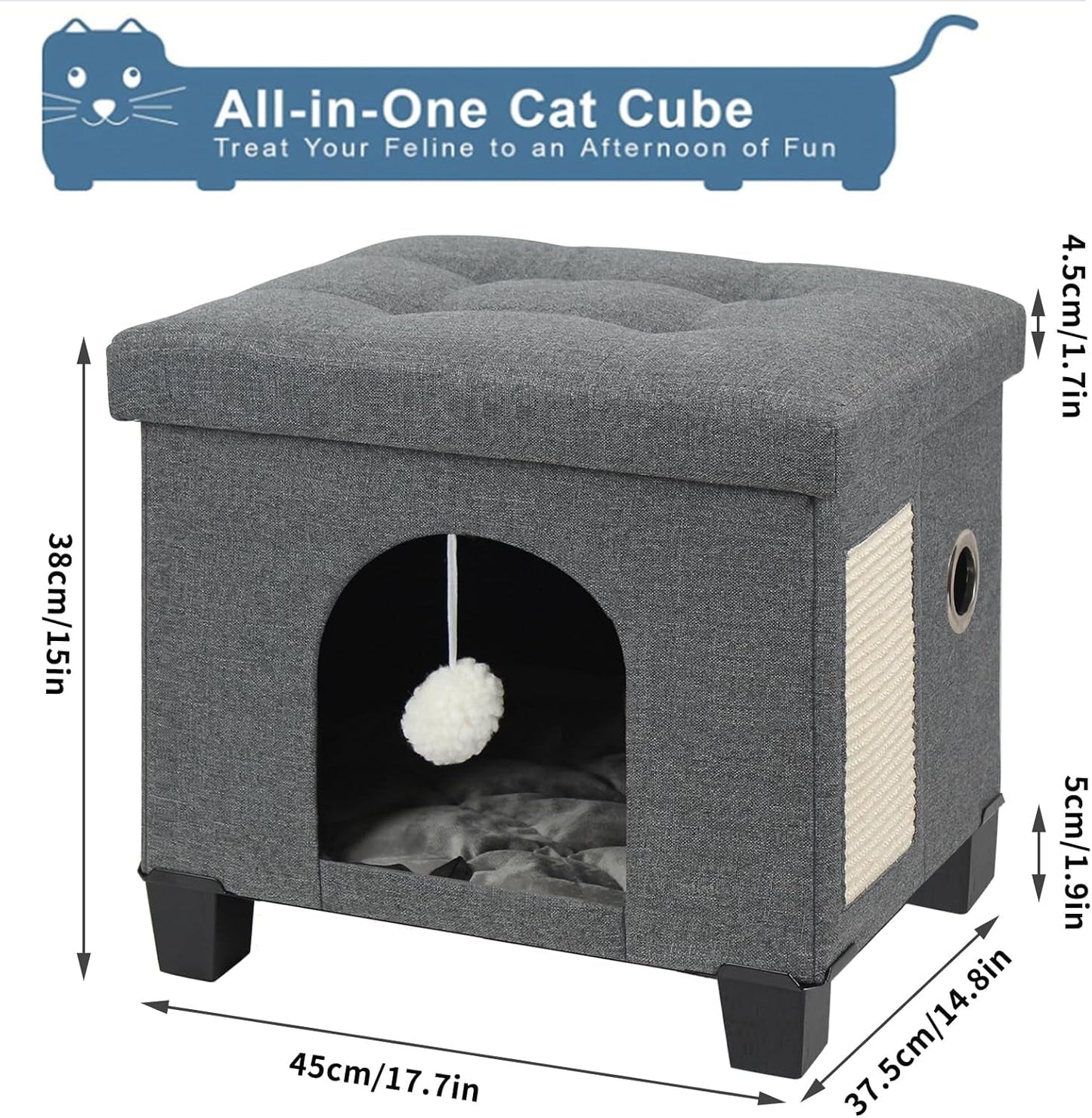 Mantas y Muebles, Mascotas, Cuevas y Casas, Gatos, Camas para Gatos, Camas para Gatos, Colchones