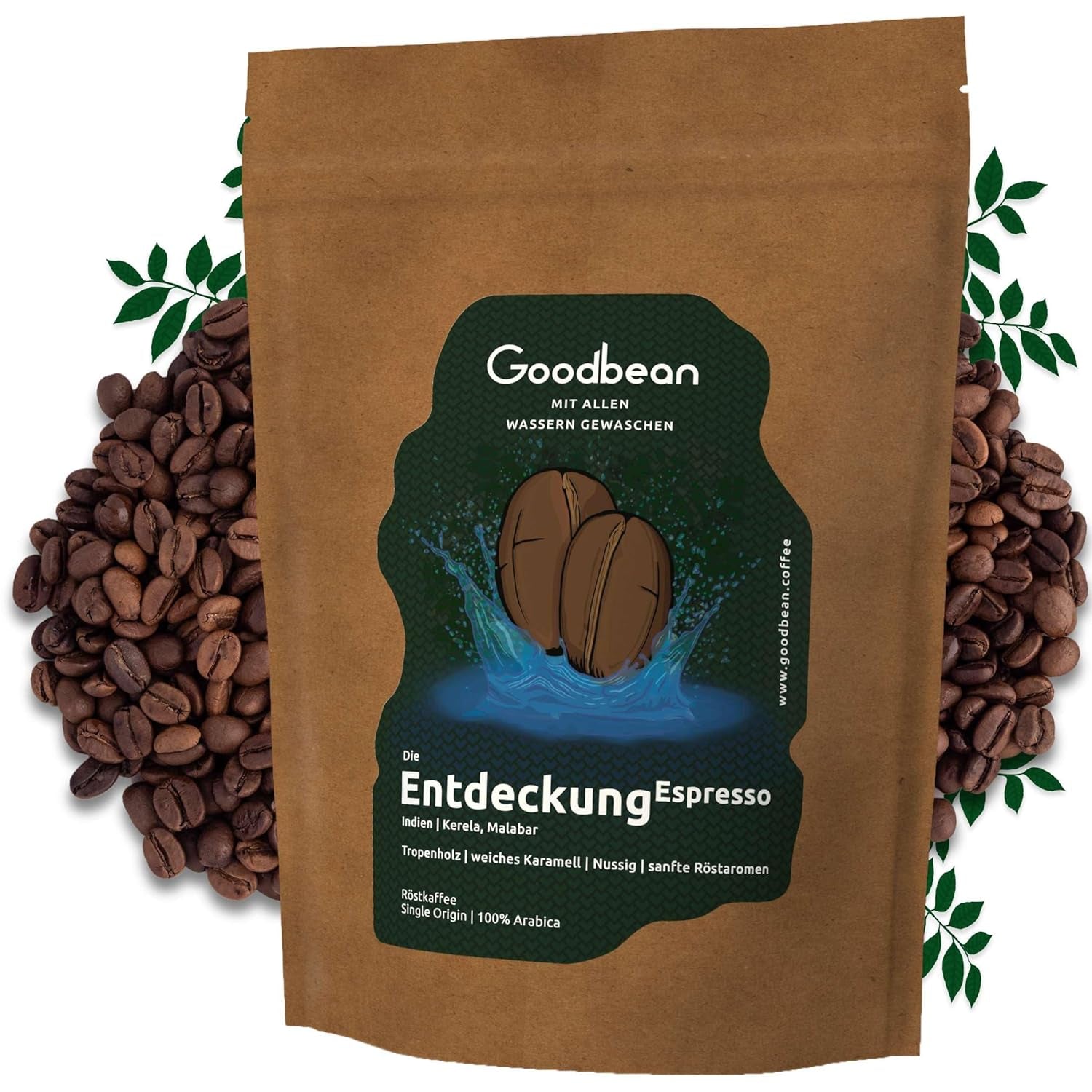 Descubrimiento - Café exprés | Café en grano 500g - 100% Arábica | para máquinas totalmente automáticas/portafiltro/espresso | Granos de café enteros | Granos de café frescos