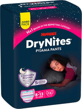 Huggies DryNites Pañales nocturnos para mojar la cama para niños de 13 a aproximadamente 8-13 años (30-48 kg) Paquete mensual gigante de 33 piezas (3x11) Bragas de pañales XL Productos de baño Vazba