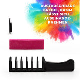 Magicat Tizas para el Cabello para Niña Set I 10 Colores Lavables y 5 Gomas para el Cabello I Regalo para Niñas de 4 a 10 Años I Regalo Creativo para Fiesta de Cumpleaños Infantil 2025 I Colorida y Segura Naty Shop Tinte para el Cabello