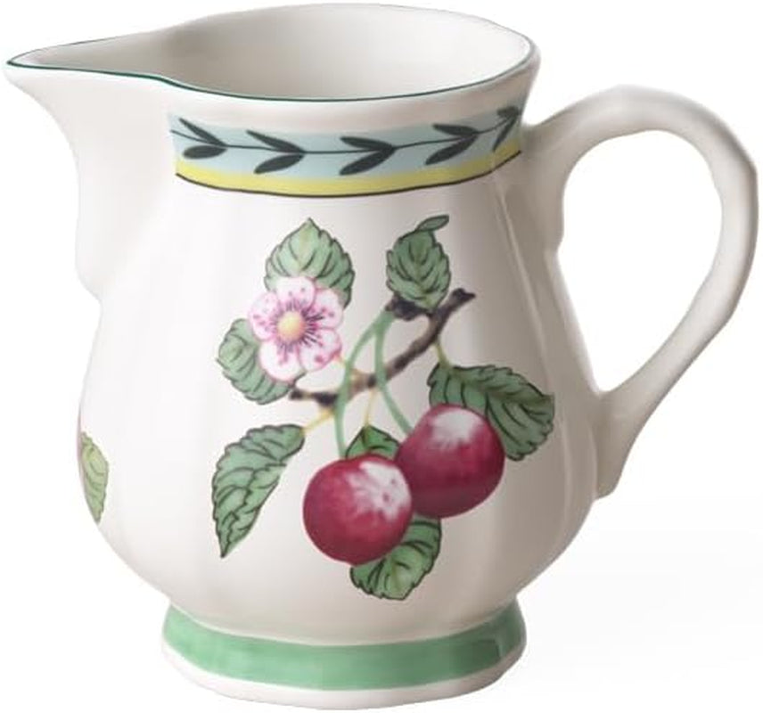 Villeroy & Boch French Garden Fleurence Taza de leche, 250 ml, Porcelana Premium, Blanco/Multicolor 1022810760 Talla L (34-36)