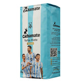 CACHAMATE Mundial Suave 500G | Fútbol edición especial | Yerba Mate Argentina | 12 meses de maduración natural | Propiedades antioxidantes y diuréticas.