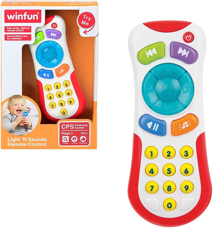 winfun 44722 Sin Personaje Mi Primer Mando con Sonidos, Multicolor, S Baby Toys Naty Shop