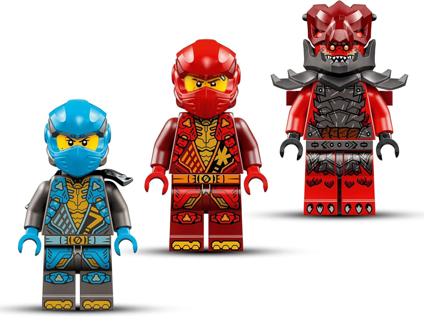 LEGO NINJAGO Robot Jinete de la Tormenta de Kai - Moto voladora de juguete con 3 minifiguras - Robot con cabeza, brazos y piernas móviles - Juguete de construcción - Regalo para niños y niñas a partir de 7 años 71830 Juegos de construcción Besuche den LEGO-Store