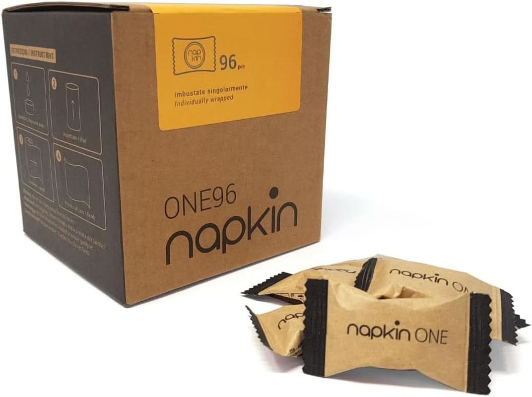 Toallitas limpiadoras comprimidas CREHO ONE 96 Toallitas Húmedas Bebé Naty Shop
