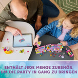LEGO 4+ Casa de muñecas de Gabby Sala de fiestas de Gabby, set de discoteca con tobogán y figuras de animales para juegos de interpretación creativos, regalo para niñas y niños a partir de 4 años 10797 Juegos de construcción Besuche den LEGO-Store