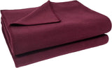 Zoeppritz Decke in Der Farbe: Rot, Aus 65% Poliéster, 35% Viscosa Hergestellt, Tamaño: 160X200 Cm, 103291-235-160X200