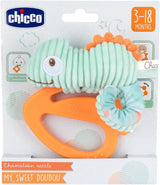 Chicco Juguete Camaleón My Sweet Doudou de Tela de Alta Calidad Anillo de Plástico Blando Juguete Calmante para la Dentición Bebé 3-18 Meses Juguetes Bebé Naty Shop