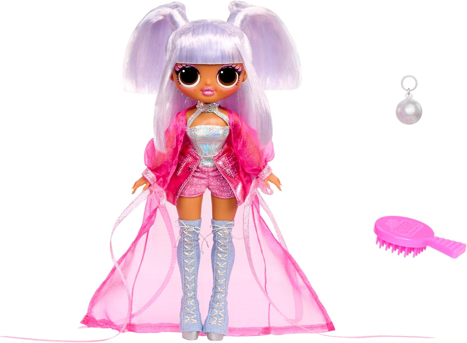 Jajaja ¡Sorpresa! Muñeca OMG – Kitty K – Incluye 1 muñeca de moda con un atuendo fabuloso, 4 muñecas coleccionables