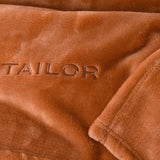 TOM TAILOR Manta Wellsoft, 150X200 Cm, 100% Poliester/ Wellsoft, logo bordado, MANTA WELLSOFT Naranja (Coral Cálido) Mantas y edredones Naty Shop