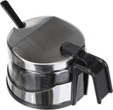 Coctelera Classic, 250 ml, con cuchara, acero inoxidable, plateado/transparente, 13 x 10 x 9 cm, 2 unidades