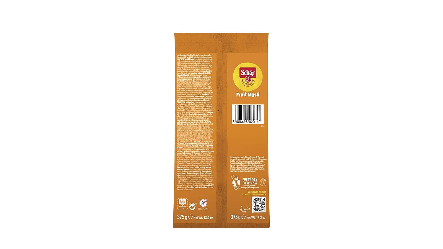 Fruchtemüsli, paquete de 375 g
