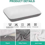 Fityou Almohada Viscoelástica Almohada De Soporte Para El Cuello Almohada Ergonómica Para Dormir Almohada De Enfriamiento Diseño De Doble Cara Funda De Almohada Lavable (67,5X40X13Cm) Almohadas Ortopédicas Cervicales Naty Shop