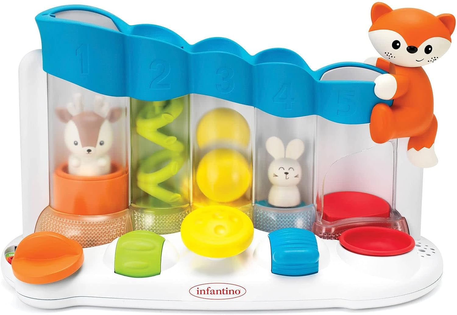 Infantino 216428 Sensorial Ball Drop Piano Senso, Multicolor Juguetes Bebé Naty Shop