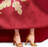 Muñeca Barbie Signature del Año Nuevo Lunar con vestido rojo y juguete de colección de peonías doradas JJX83