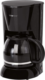 Máquina de café expreso Clatronic® | Cafetera espresso automática para 12-14 tazas (aprox. 1,5 litros) | Cafetera espresso con filtro y sistema antigoteo | 900W | Cafetera espresso KA 3473 Negra
