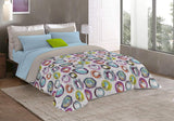 Fantasy T-Fa-Hypnotic-1P Edredón de invierno, Microfibra, Hypnotic, 170X260Cm Edredones y colchas Naty Shop Cerchi Astratti 260X260 Cm