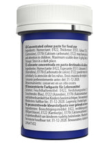 Sugarflair Colorante alimentario pastel para pasta, Azul campana, Colorante alimentario para pasta, fondant y mazapán, Colores concentrados espectrales - 25 g