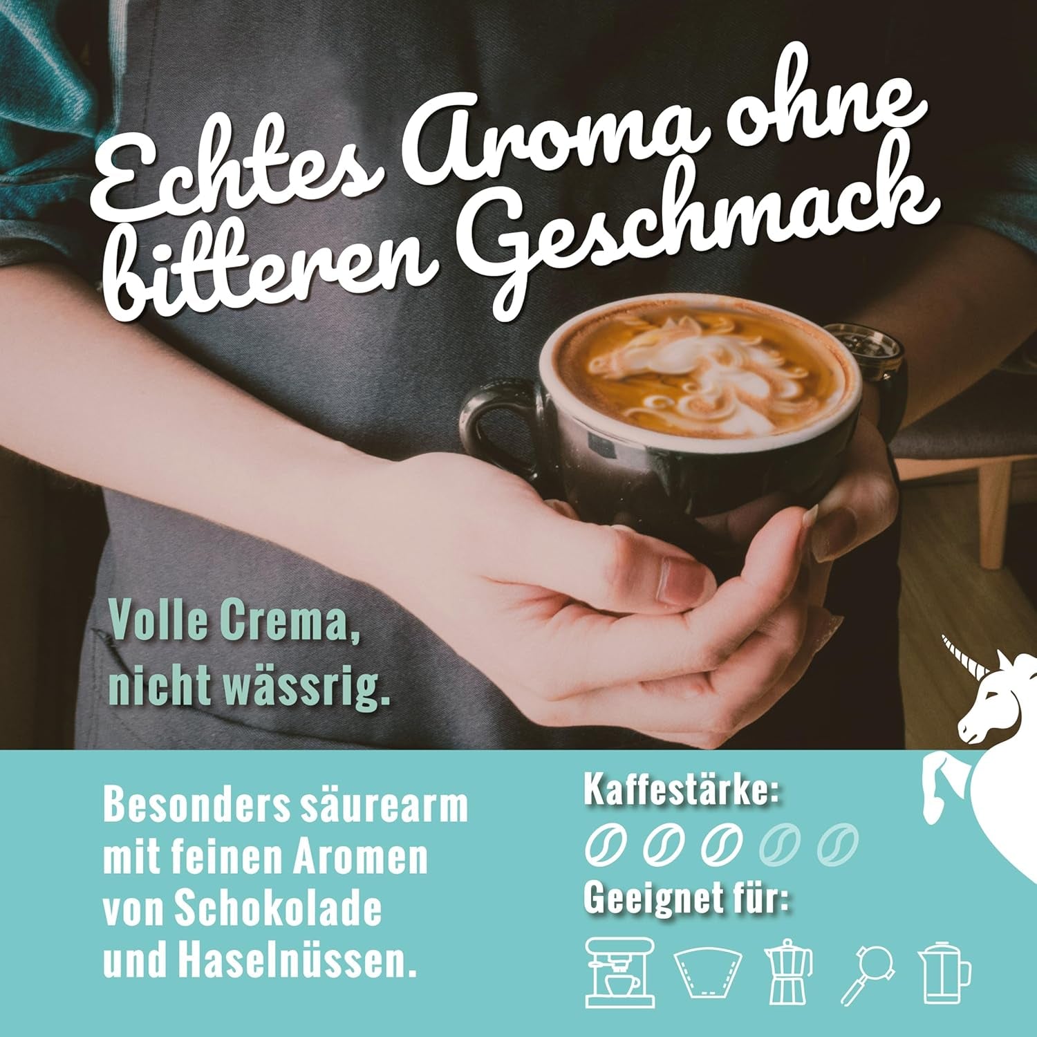 Blank Roast - EINZIG - 1kg - Kaffeebohnen kafeinfrei - 100% Arábica en Perú - schonend & umweltfreundlich entkoffeiniert - säurearm mit voller Crema - ideal für jede Zubereitungsart