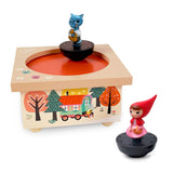 Trousselier - Caperucita Roja - Caja de música bailando - Caja de música - Ideal regalo de cumpleaños - 2 figuras desmontables - Fácil de manejar - Música primaveral de Vivaldi - Color Multicolor, S95095, Juguetes para bebés grandes Naty Shop