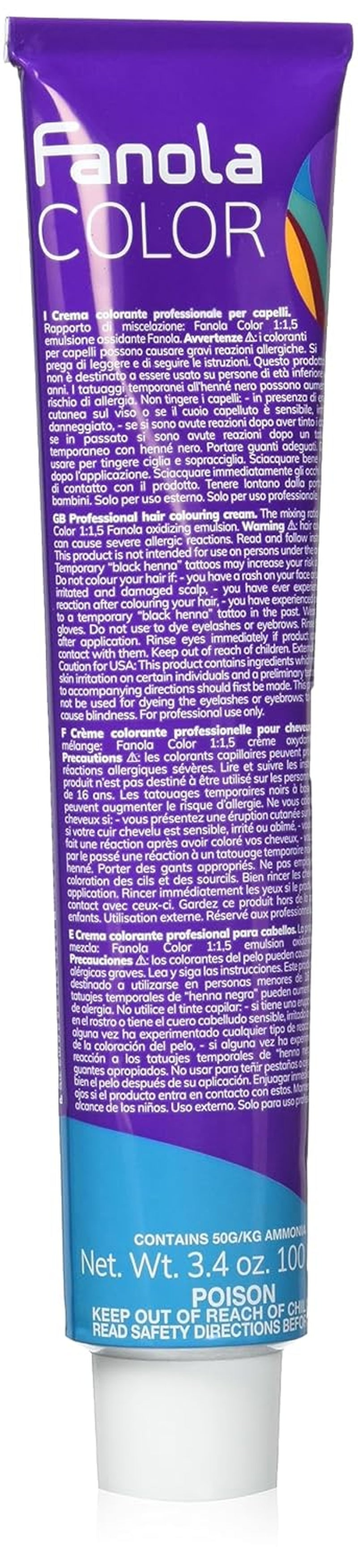 Fanola crema colore Crema colorante 7.0 Blond, 100 ml Tinte para el cabello Naty Shop 11.2 Super Blond