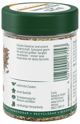 Fuchs Gewürze - Kreuzkümmel ganz - orientalisch-nussige Note für Falafel und Linsengerichte - ingredientes naturales - 60 g en wiederverwendbarer, recyclebarer Dosis