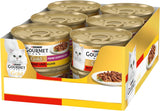 Comida húmeda para gatos Gourmet Gold Fine Composition con ternera y pollo, paquete de 12 (12 x 85 g)