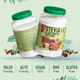 Stevia + Eritritol 1:3 Süßstoff | 1G = 3G Zucker | 100% Natürlicher Zuckerersatz - 0 Kalorien - 0 Glykämischer Index - Keto Und Paleo - 0 Netto-Kohlenhidrato - Kein GVO - Castello since 1907-1 Kg Edulcorantes Naty Shop