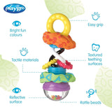 Playgro Sonajero Super Shaker - pelota sonajero para bebe - pelota sonajero - pelota sonajero para niños - pelota sonajero - motricidad - juguete bebe - motricidad para bebes - juguetes coloridos Bebe Naty Shop
