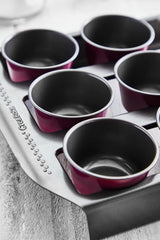 Tefal Creabake J3040104 Kuchenform, 9 Mulden, Antihaftbeschichtung, Austauschbar, Perfektes Backen, Kreative Und Leckere Rezepte, Nicht Compaible Mit Cake Factory, Creabake Moldes y bandejas para hornear Naty Shop