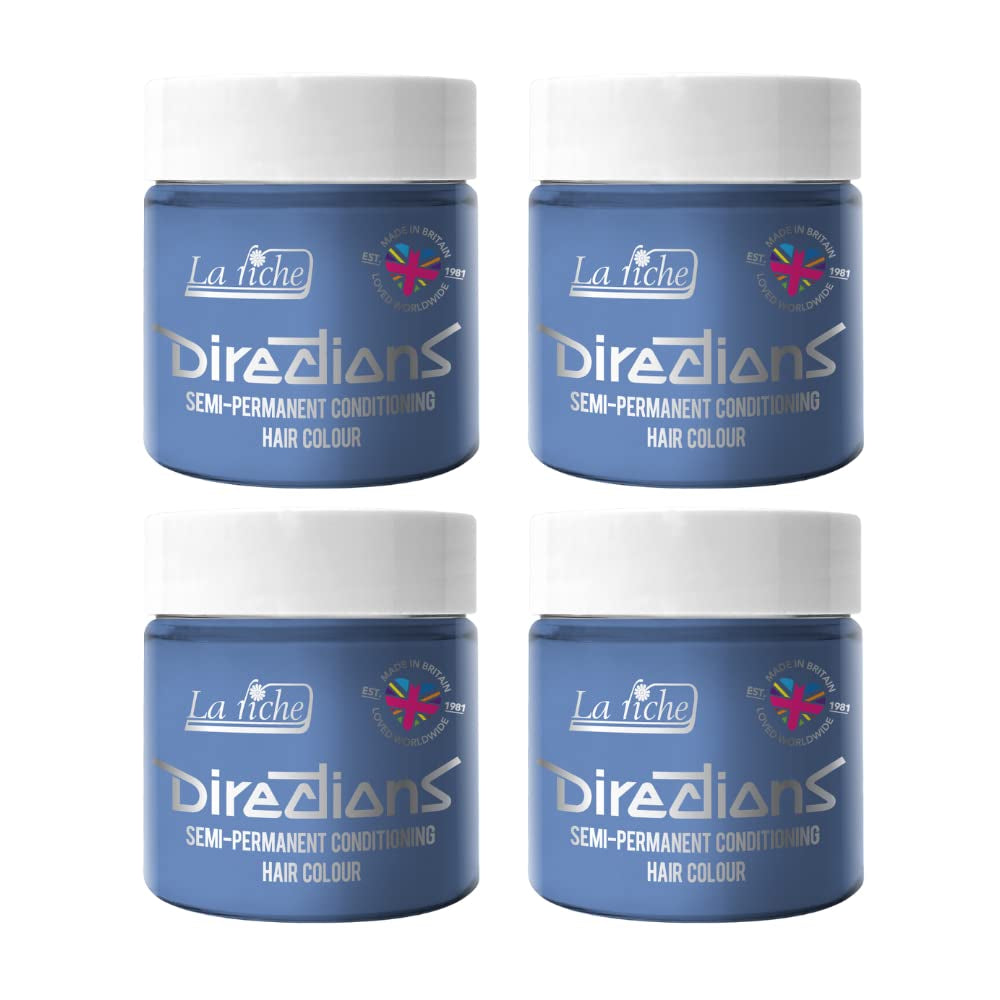 Modo de empleo coloración semipermanente 100 ml caja 4 pack (Pillarbox Red) Naty Shop Tinte para el cabello Plata 100 Ml (pack de 4)