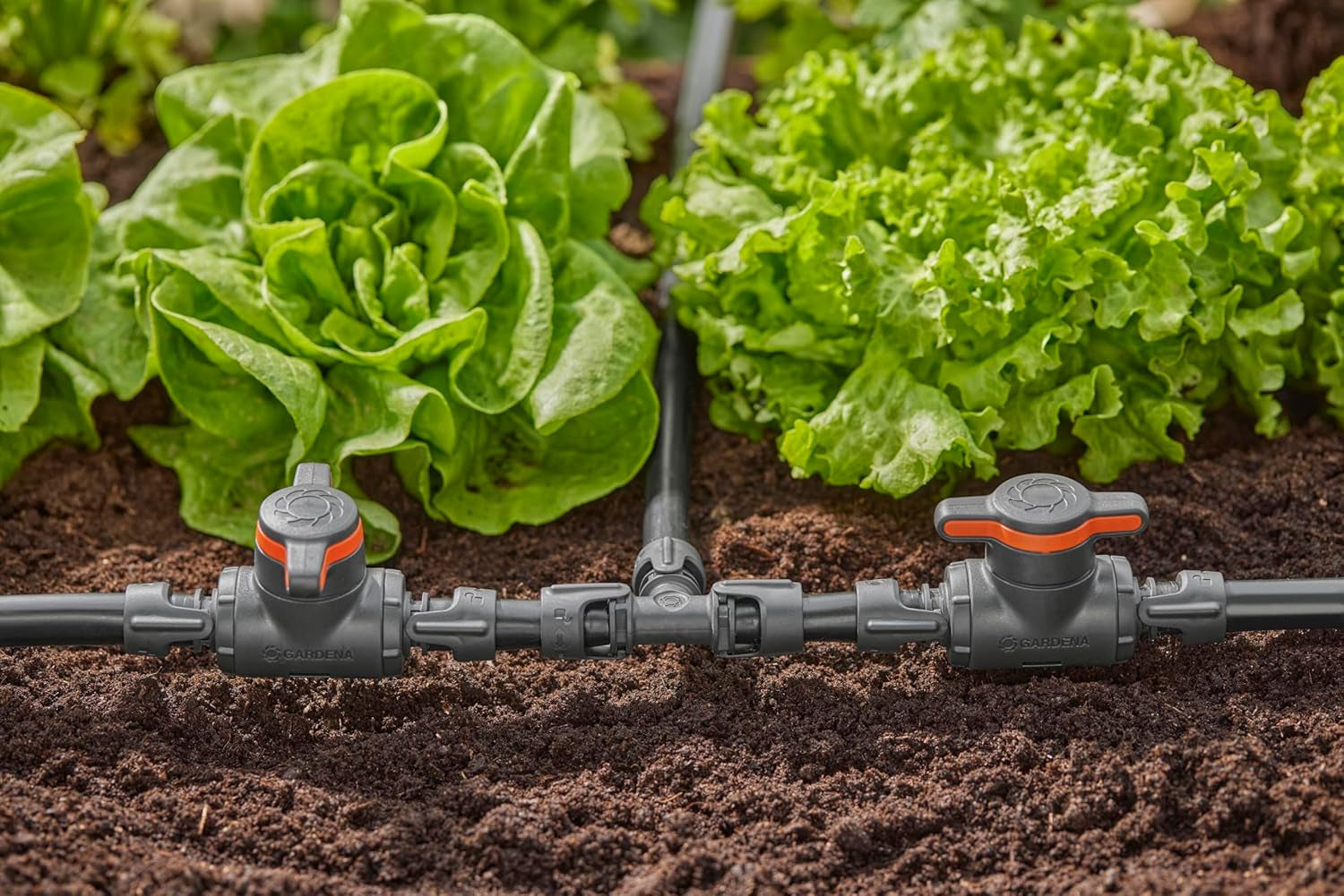Sistema de riego por microgoteo Gardena, pieza en T de 13 mm (1/2"): conector para tubos de alimentación de 13 mm, rama en T, riego automático, reutilizable (13201-20)