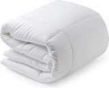 Edredón de Fibra, 250 G, Microfibra, Suave, Sedoso, para Camas de 100, 105 y 110 cm, Blanco, 180 X 220 cm Naty Shop Edredones y Edredones 100X120
