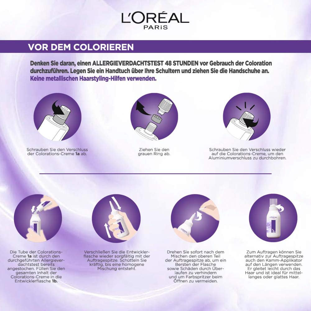 L'Oréal Paris Tinte permanente para el cabello con resultado de color ultrafrío, cobertura 100% de las canas, set con colorante, champú y crema de cuidado, Excellence Cool Creme, N° 7.11 Rubio medio ultrafrío (Blond) Tinte para el cabello Naty Shop