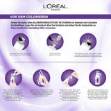 L'Oréal Paris Tinte permanente para el cabello con resultado de color ultrafrío, cobertura 100% de las canas, set con colorante, champú y crema de cuidado, Excellence Cool Creme, N° 7.11 Rubio medio ultrafrío (Blond) Tinte para el cabello Naty Shop