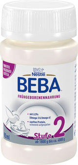 Alimento para prematuros BEBA Nivel 2, Alimento especial para prematuros y recién nacidos de bajo peso, listo para tomar, pack de 32 (32 x 90 ml) Naty Shop