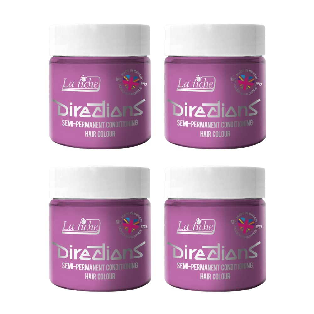 Modo de empleo coloración semipermanente 100 ml caja 4 pack (Pillarbox Red) Tinte para el cabello Naty Shop Lavanda 100 Ml (pack de 4)