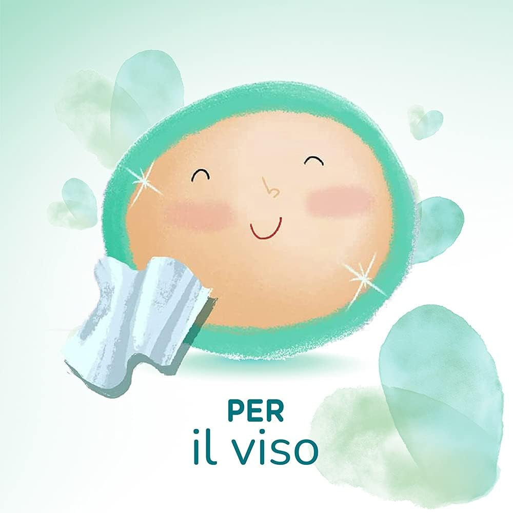 Pampers Acqua Pura Toallitas para bebé 468 unidades (paquete de 3) – 99% agua, 100% algodón, 0% plástico, alcohol y parabenos – Toallitas limpiadoras ideales para pieles sensibles, húmedas, sin ingredientes añadidos