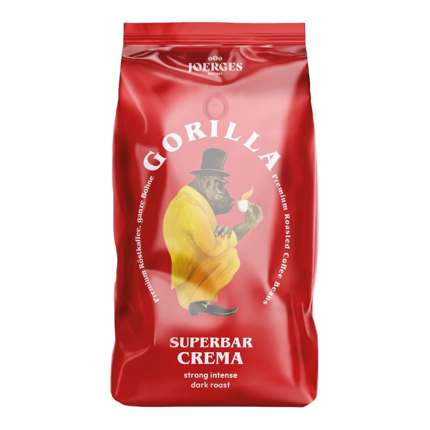 Gorilla Espresso Super Bar Crema 12 x 1kg, granos de café