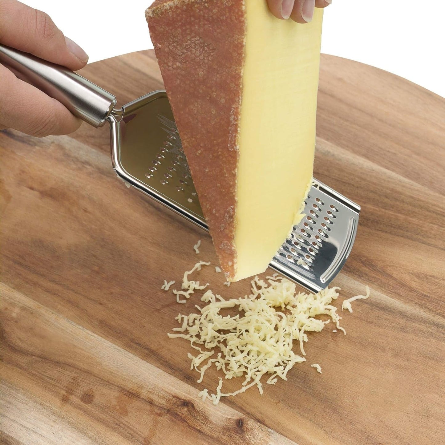 Rallador de queso WMF Profi plus acero inoxidable 25 cm, superficie de viruta fina Pelador Naty Shop