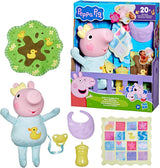 Peppa Pig Muñeca Interactiva Evie de 28 cm con 20 sonidos y muchas funciones, set de juguetes para niños a partir de 3 años