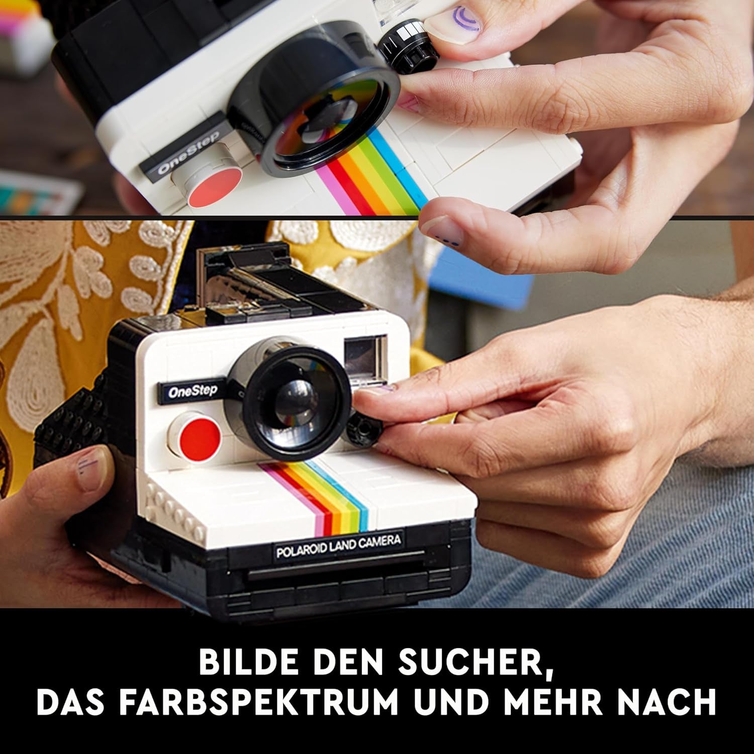 LEGO Ideas Set de cámara Polaroid Onestep SX-70 para adultos, coleccionable con detalles auténticos, actividad creativa, regalos de fotografía para mujeres, hombres, él, ella y adolescentes 21345 Juegos de construcción Ver en LEGO-Store